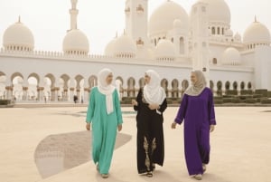 Fra Dubai: Abu Dhabis store moské med Light & Peace Museum