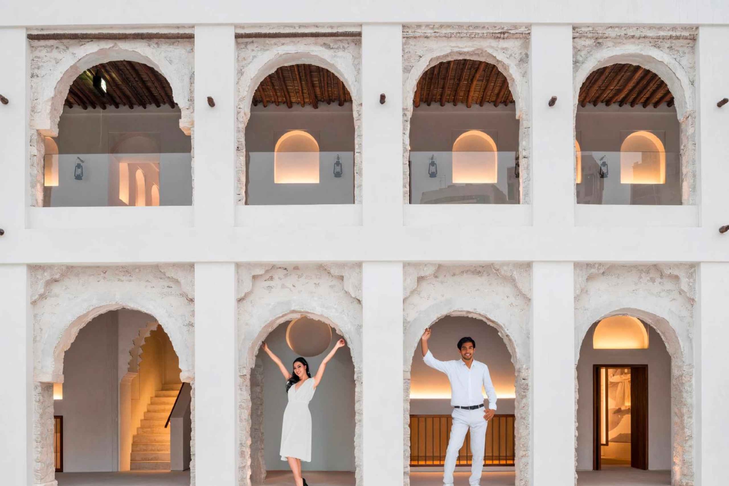 Desde Dubái: Tour por el patrimonio de Abu Dabi: Al Hosn y Village.