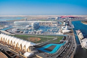 From Dubai: Abu Dhabi Grand Mosque Visit & Theme Park Option