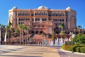From Dubai: Abu Dhabi Grand Mosque Visit & Theme Park Option
