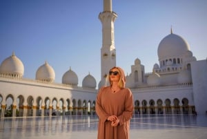 Au départ de Dubaï : Visite guidée de la mosquée Sheikh Zayed d'Abu Dhabi