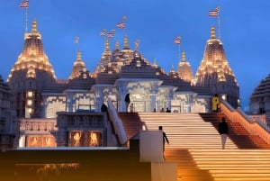 Von Dubai aus: BAPS Hindu-Tempel und Sheikh Zayed Moschee Tour