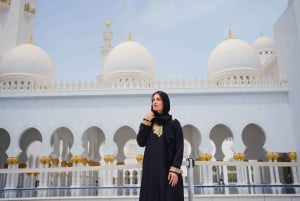 Desde Dubai: Visita Premium de la ciudad de Abu Dhabi en alemán