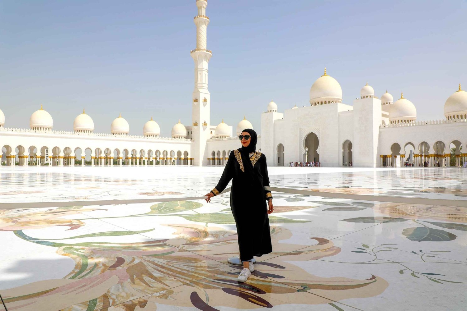 Desde Dubái: visita a la mezquita Sheikh Zayed y Ferrari World