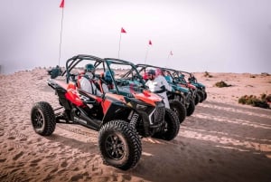 Experiência matinal de buggy nas dunas em Abu Dhabi