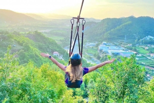 Tirana La tirolina más larga de los Balcanes Petrela Adrenaline Tour