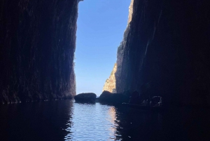 Sazan Island, Haxhi Ali-grotten og havparken: Hurtigbåttur