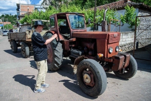 Albanian järvialue Ohridista ja Strugasta.