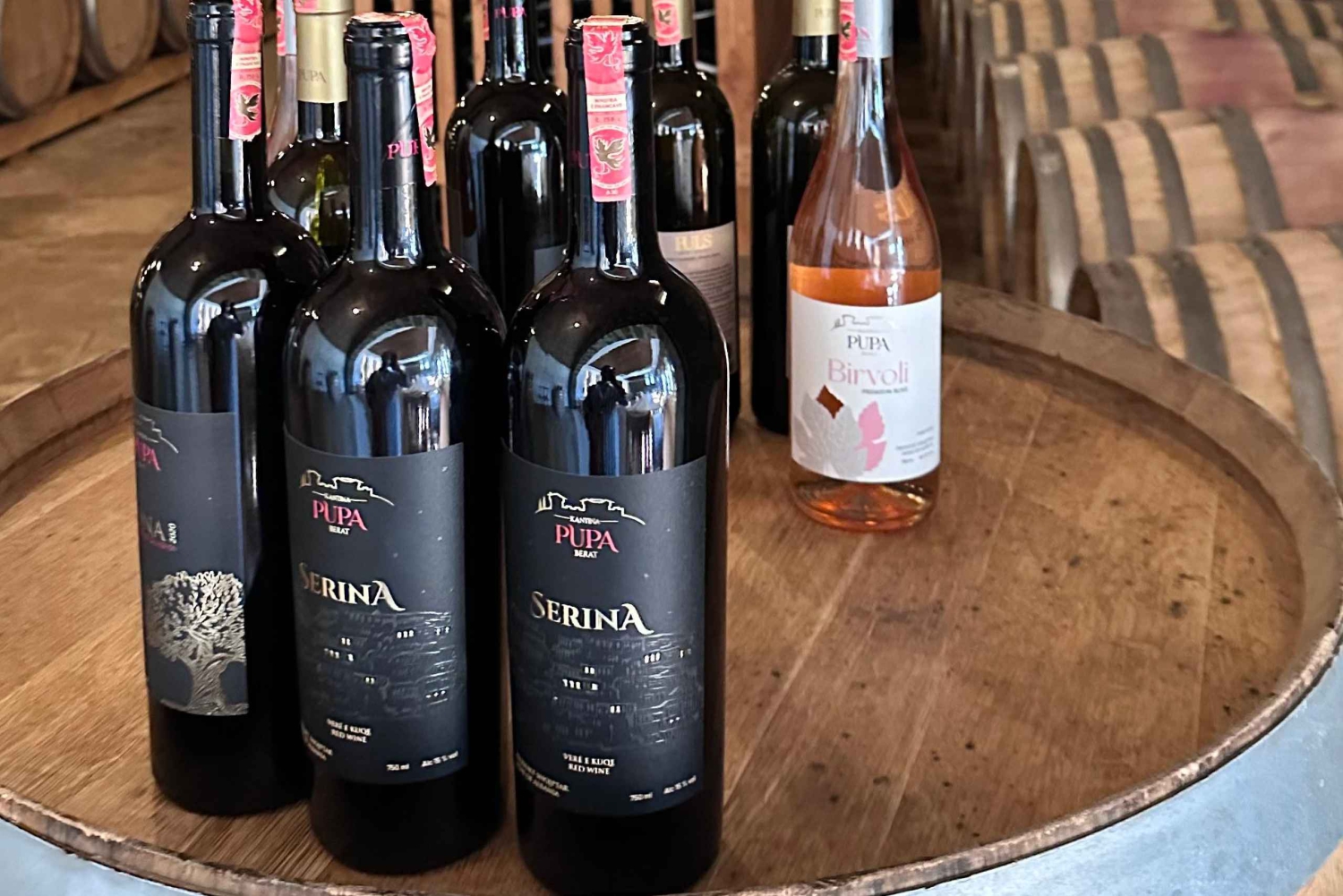 Berat: Pupa Winery Tour en proeverij