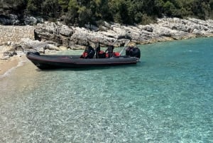 Boat Tour in Vlorë: Sazan Island, Haxhi Ali Cave,& Karaburun
