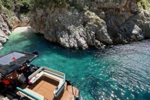 Boat Trip Vlore: Haxhi Ali Cave & Saint Jan Beach