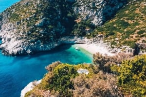 Boat Trip Vlore: Haxhi Ali Cave & Saint Jan Beach