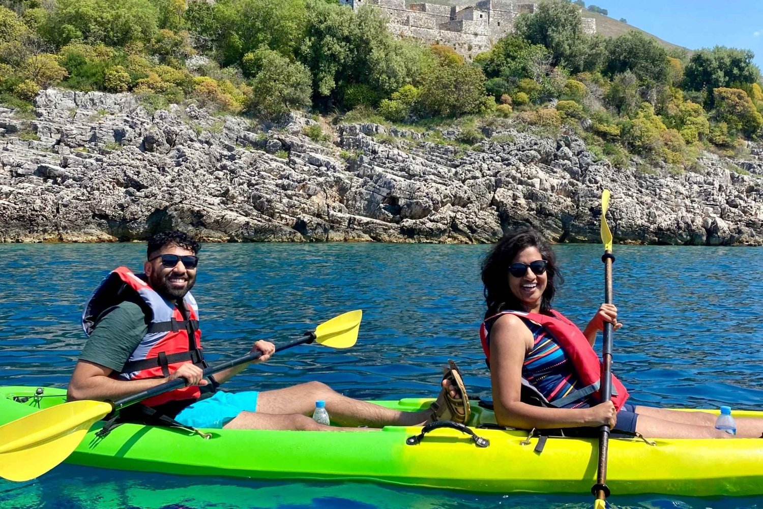 Caves of Porto Palermo: Kayak/SUP Tour with Castle Sea View