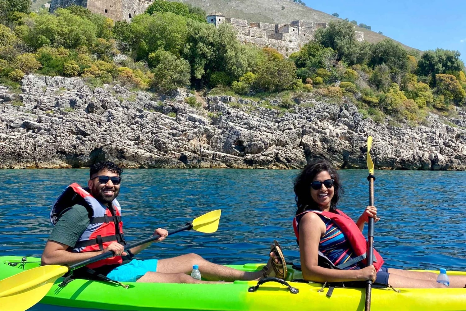 Grottorna i Porto Palermo: Kajak/SUP-tur med havsutsikt över slottet