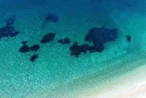 Clare: Ilha Sazan e viagem de lancha Karaburun e mergulho com snorkel