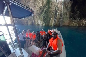 Clare: Sazan-eiland en Karaburun speedboottocht en snorkelen