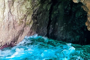 Korfu: Palaiokastritsa-svømning og Afionas-solnedgangstur