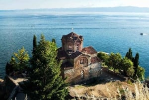 Durazzo/Tirana: Escursione di un giorno a Ohrid, Struge, Saint Naum e Drilon
