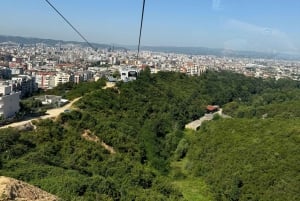 Tour della funivia del Dajti e della cascata di Shengjergj con pranzo