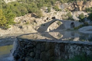 Excursion d'une journée aux thermes de Permet et au canyon de Langarica