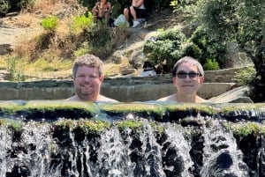 Excursion d'une journée aux thermes de Permet et au canyon de Langarica