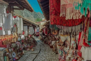 From Tirana/Shkoder: Kruja Castle, Old Bazaar, Sari Salltik
