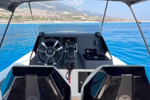 Dhermi: tour in barca veloce con skipper