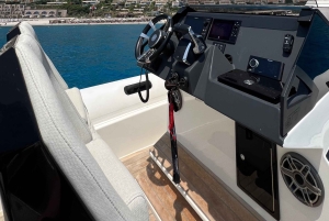 Dhermi: tour in barca veloce con skipper