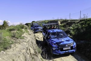 DURRES 90分：カームでのバンカー見学付き4x4サファリツアー