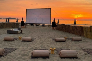 Durres Sunset Catching And Open Cinema