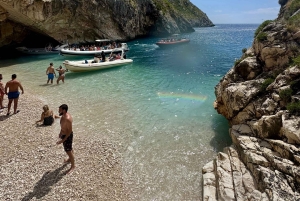 Дуррес и Тирана: поездка на скоростном катере в Голубую пещеру и залив Грамма