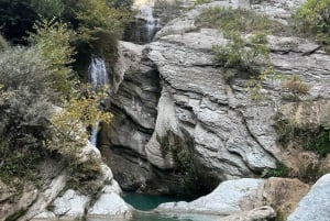 From Berat: Osumi Canyon, Bogova Waterfall, and Pirro Goshi…