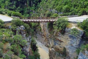 From Berat: Osumi Canyon, Bogova Waterfall, and Pirro Goshi…