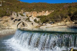 From Durrës Golem: Vjosa Rafting & Benja Thermal Baths Tour