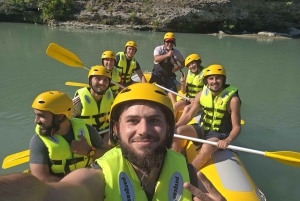 Tirana/Durazzo/Golem: rafting sul fiume Vjosa, tour delle terme di Benja