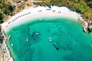 Från Durres Golem: Vlora, Karaburun, båttur på ön Sazan