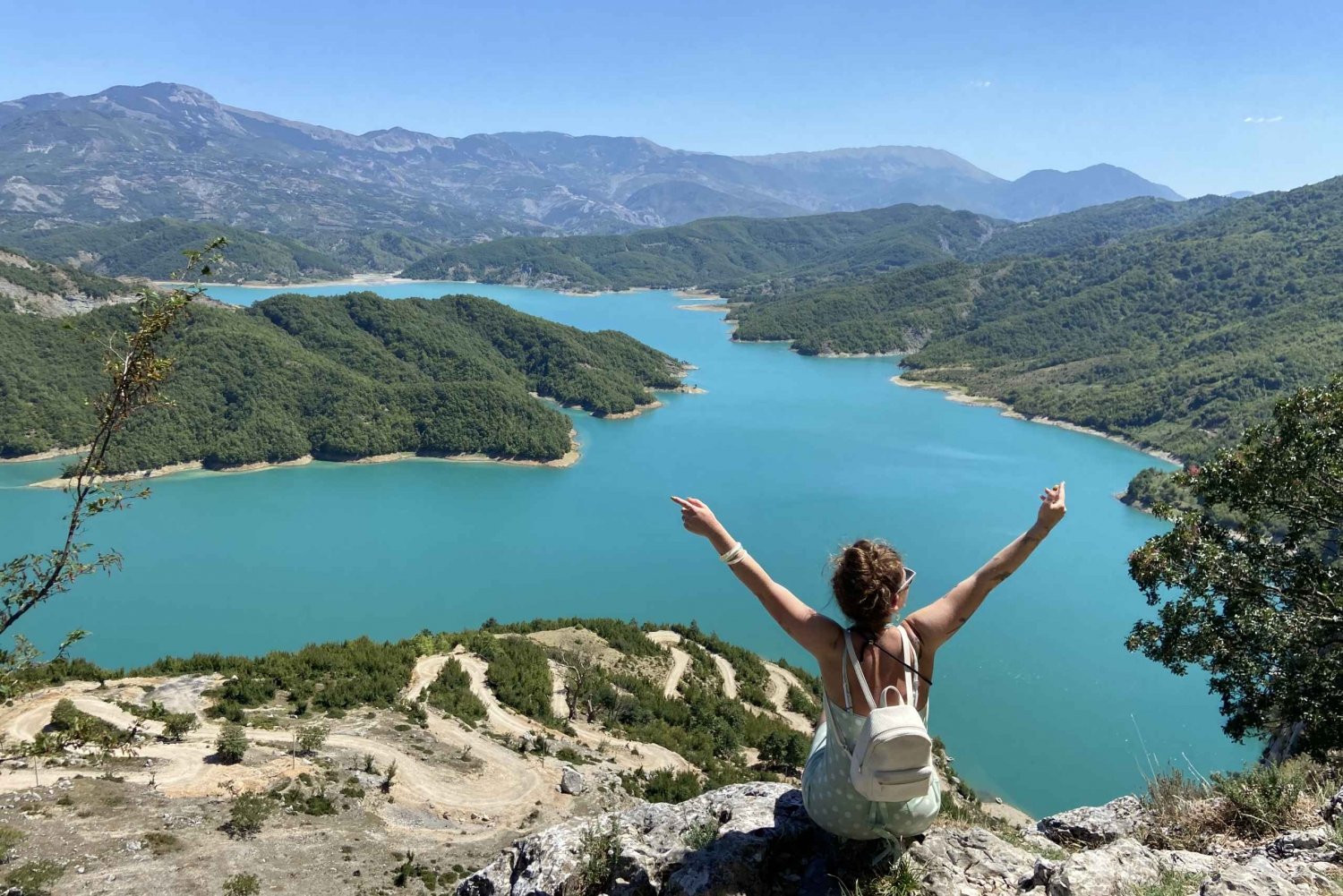 From Durres: Hike to Gamti Mountain with Bovilla lake view