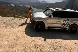 Fra Durres/Tirana: Solnedgangstur ved Bovilla-sjøen med 4x4Suv