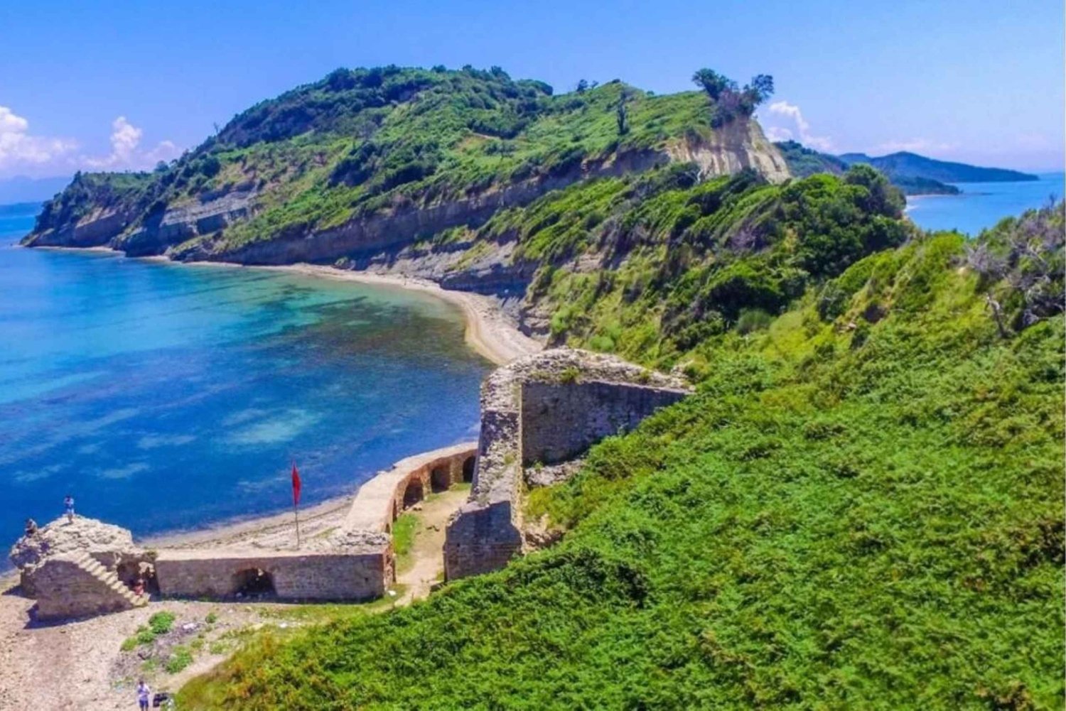 From Golem, Durrës: Cape of Rodon Day Tour