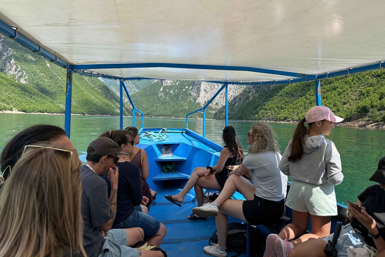 Vom Komani-Damm: Komani-See & Shala-Fluss – Bootstour –