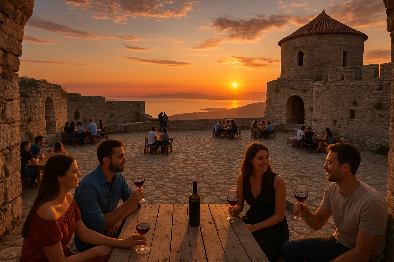 Из Ксамиля и Саранды: Голубой глаз и замок Лекурси ЗАКАТ