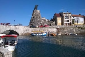Fra Podgorica: Cijevna-vandfald, Skadar-søen og Old Bar