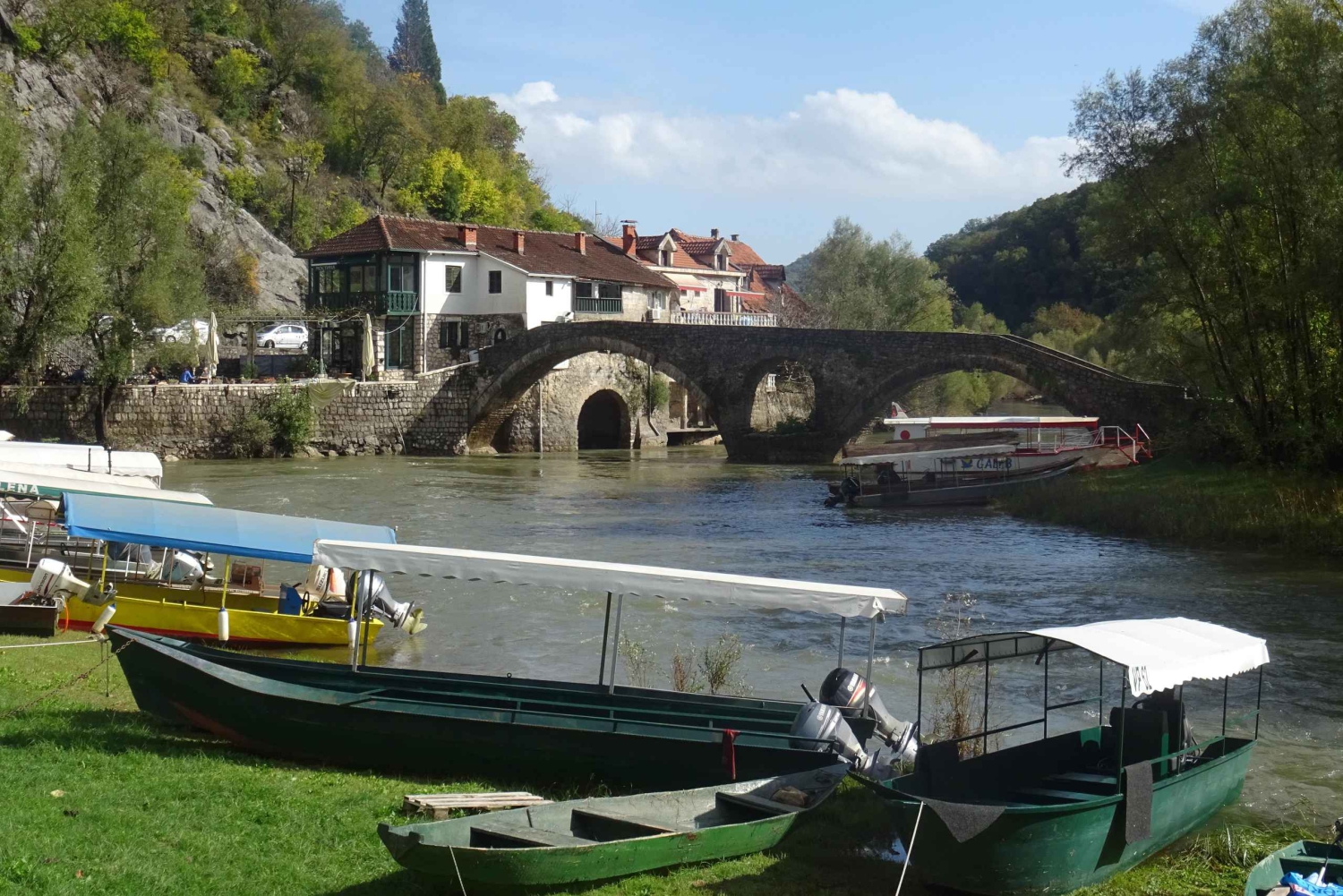 Z Podgoricy: Rijeka, Crnojevica i Cetinje - historia i przyroda