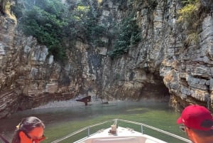 From Saranda, Boat tour to Krorëza,Kakome, and Turtle Cave.