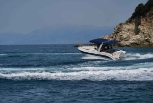 From Saranda, Boat tour to Krorëza,Kakome, and Turtle Cave.