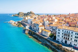 Saranda: Corfu Town and Palaiokastritsa Day Trip with Cruise