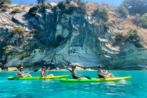 Från Saranda: Lukova kajak- och SUP-tur med transfer