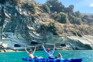 Från Saranda: Lukova kajak- och SUP-tur med transfer