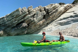 Från Saranda: Lukova kajak- och SUP-tur med transfer
