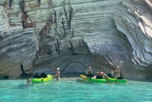 Från Saranda: Lukova kajak- och SUP-tur med transfer